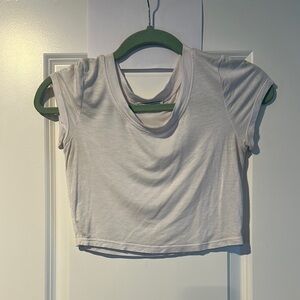 Women's White Crop Top